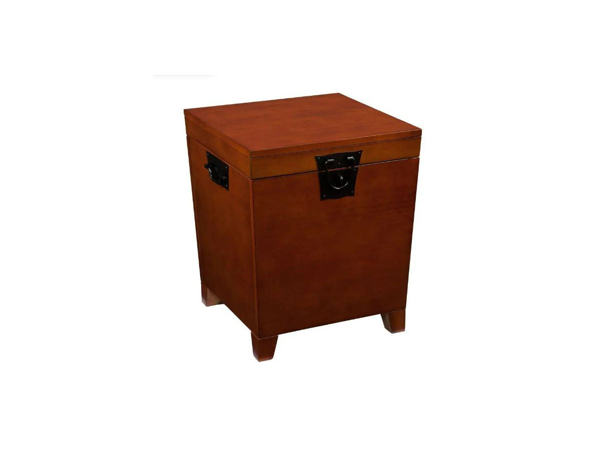Southern Enterprises Furniture Bentaleigh Trunk End Table