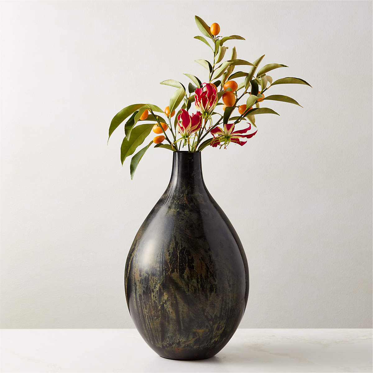 Arvada Patina Black Vase