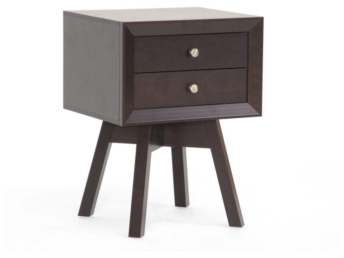 Warwick Brown Accent Table And Nightstand