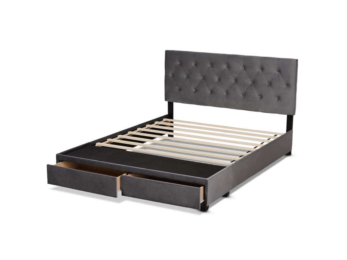 Caronia Upholstered Platform Storage Bed