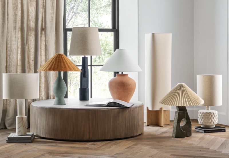 Eino Blue Ceramic Table Lamp
