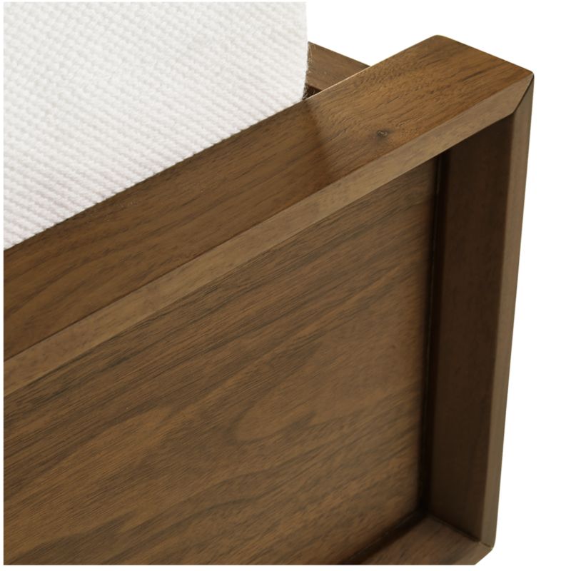 Tate Walnut Wood Bed