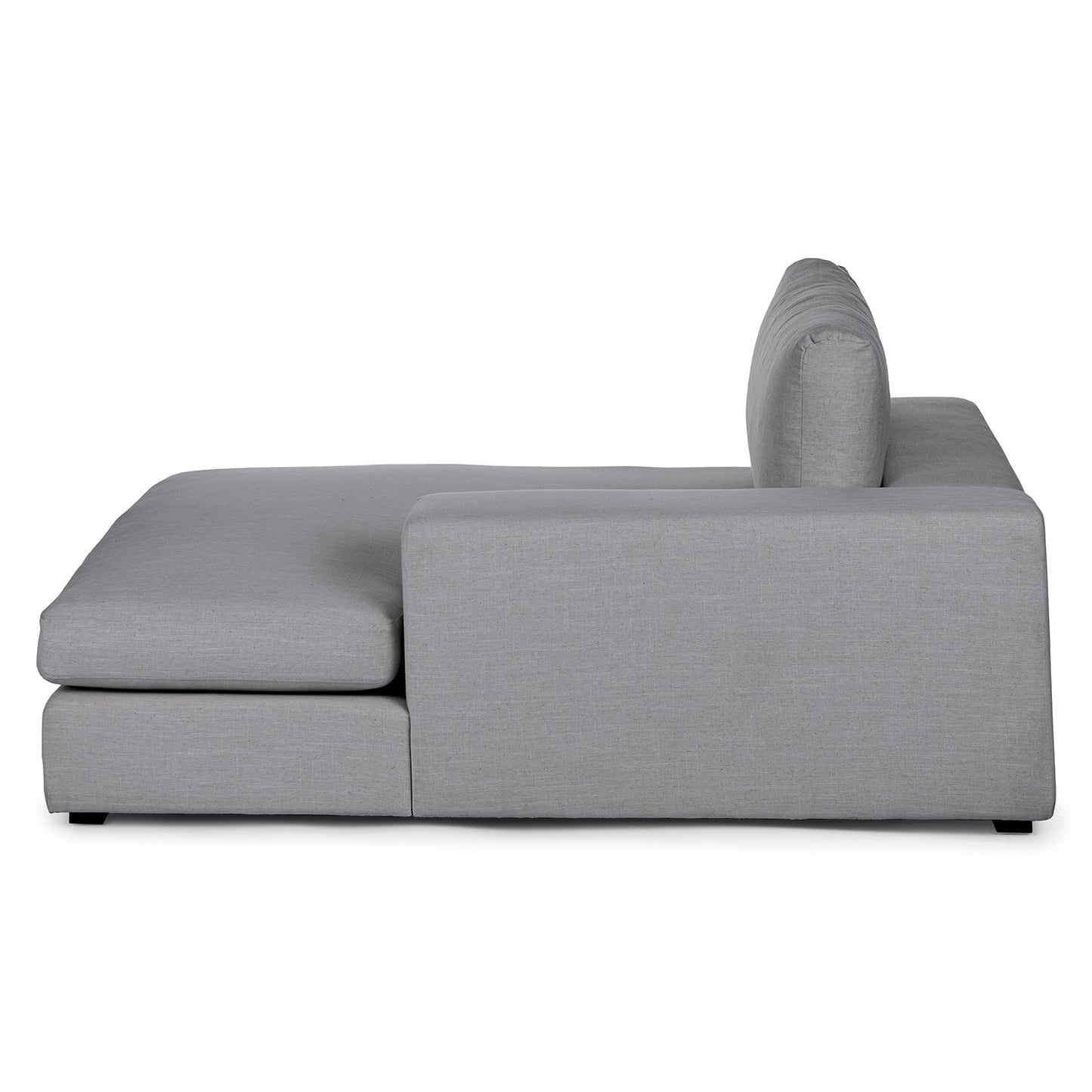 Beta 49" Right Chaise Module - Summit Gray
