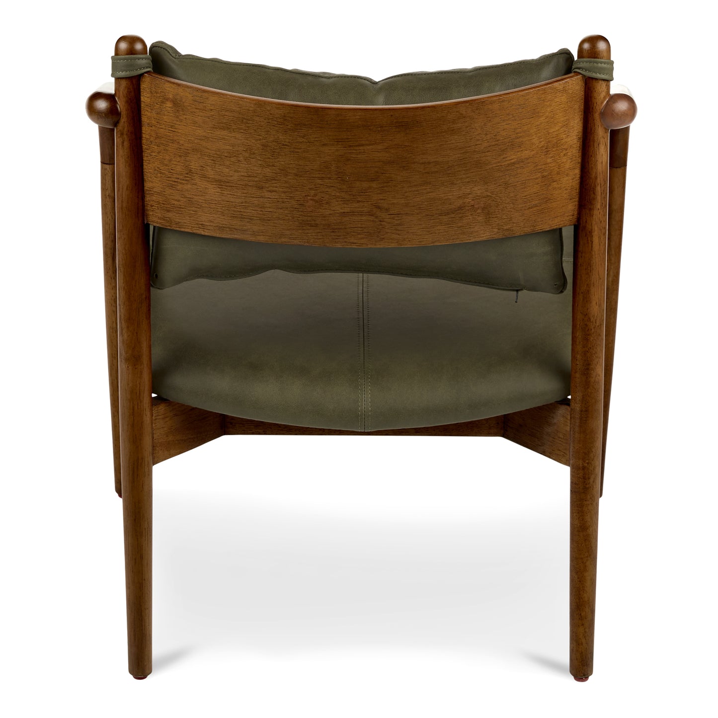 Lento 25" Leather Lounge Chair - Charme Green