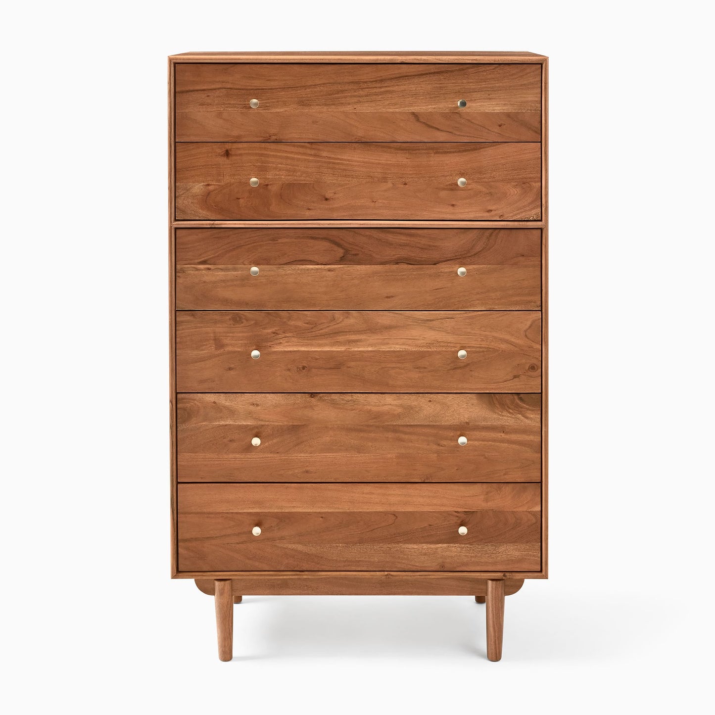 Keira Solid Wood 6-Drawer Dresser (34")