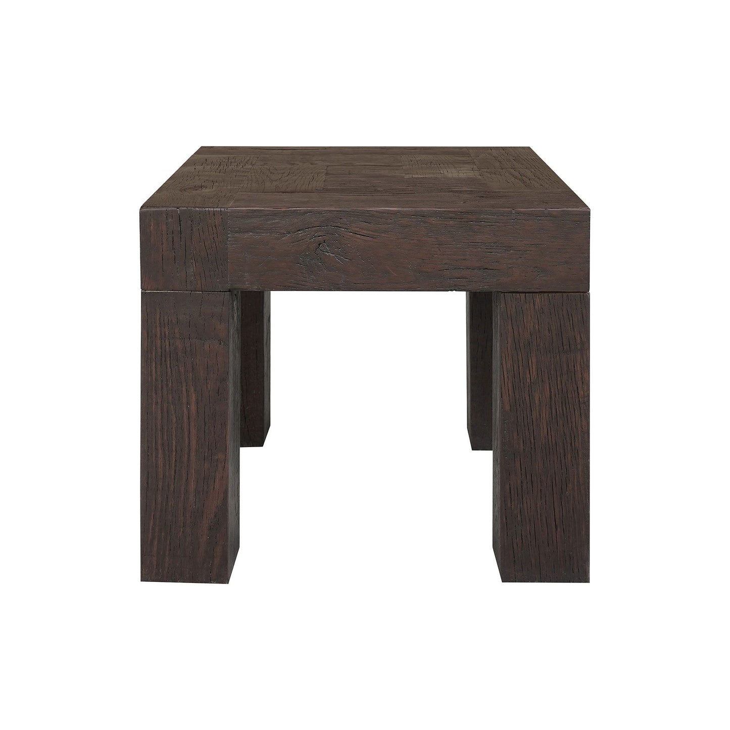 Solid Reclaimed Wood Side Table