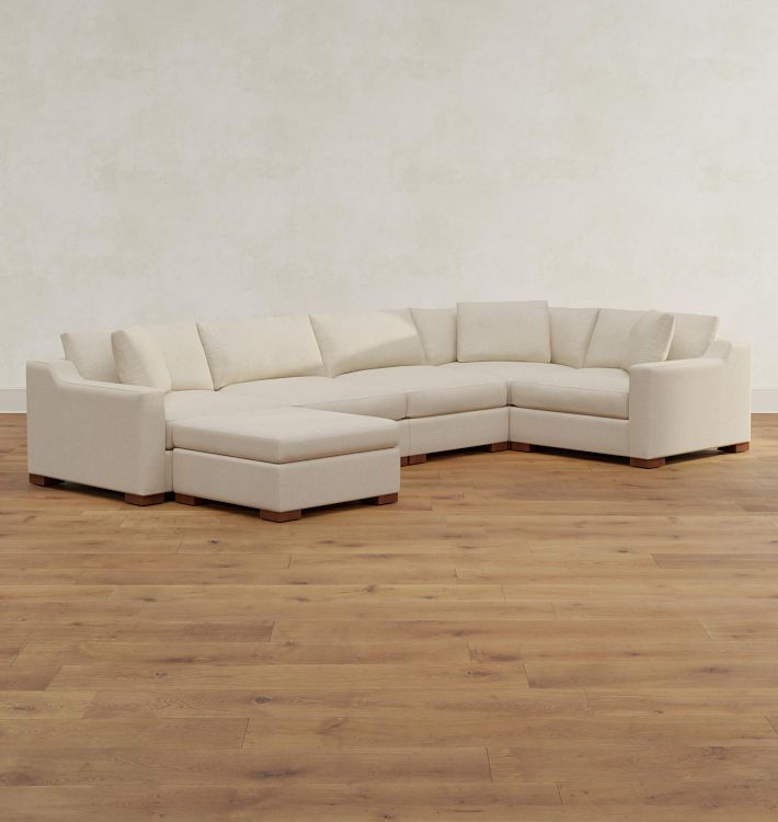 Sublimity 6-Piece Sectional Sofa With Ottoman
