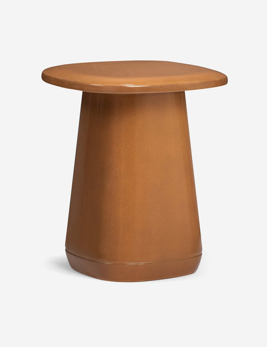 Stein Indoor / Outdoor Side Table - Brown