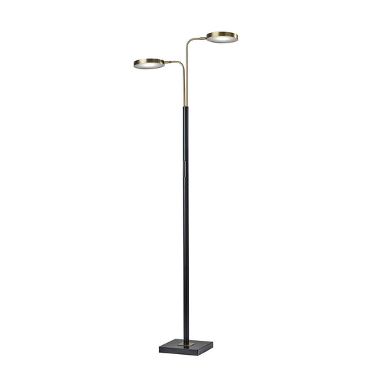 2-Light Led Floor Lamp