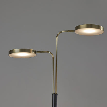 2-Light Led Floor Lamp