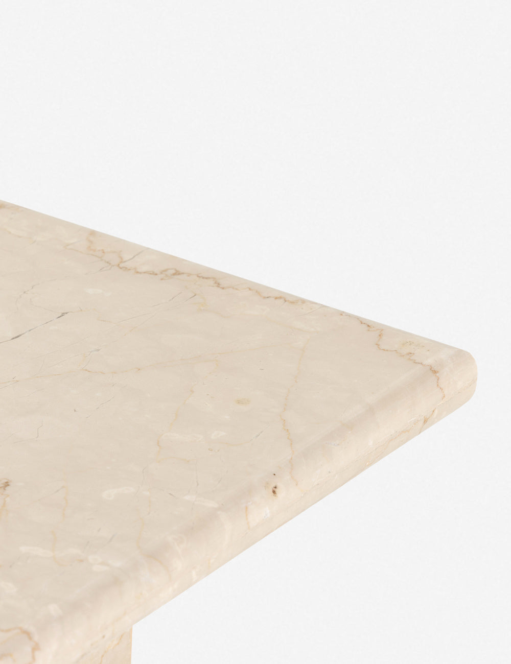 Leonel Side Table - Cream Marble