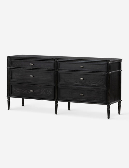 Delancey 6-Drawer Dresser - Black