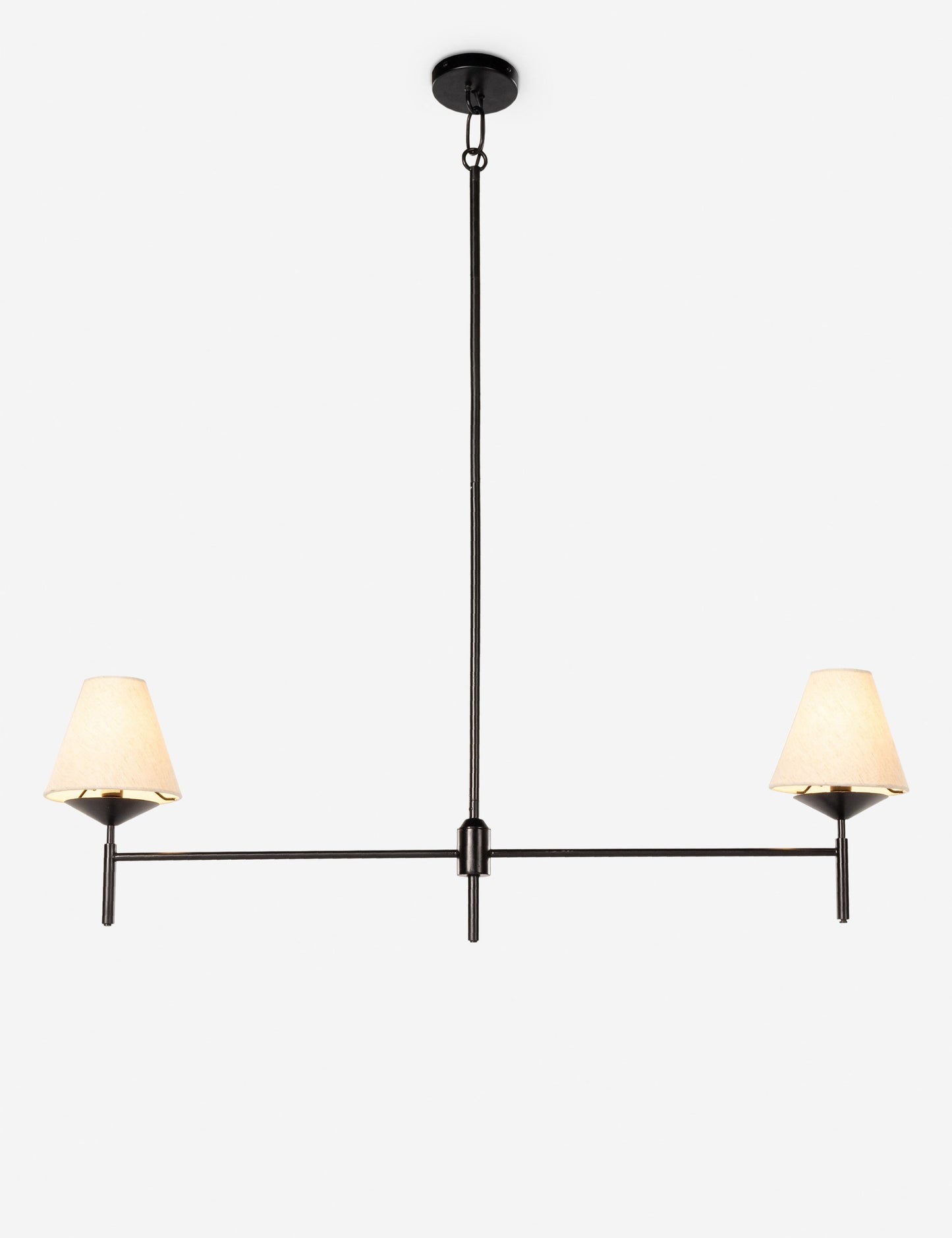 Marisol Linear Chandelier - Black 48"Dia