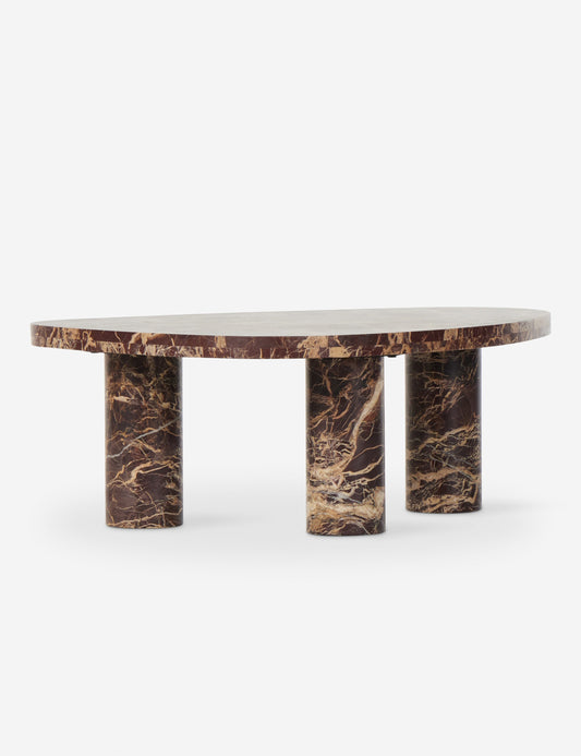 Mariano Coffee Table - Merlot Marble