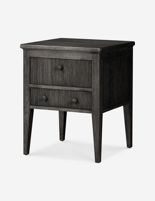 Bush Nightstand By Amber Lewis X Four Hands - Distressed Black