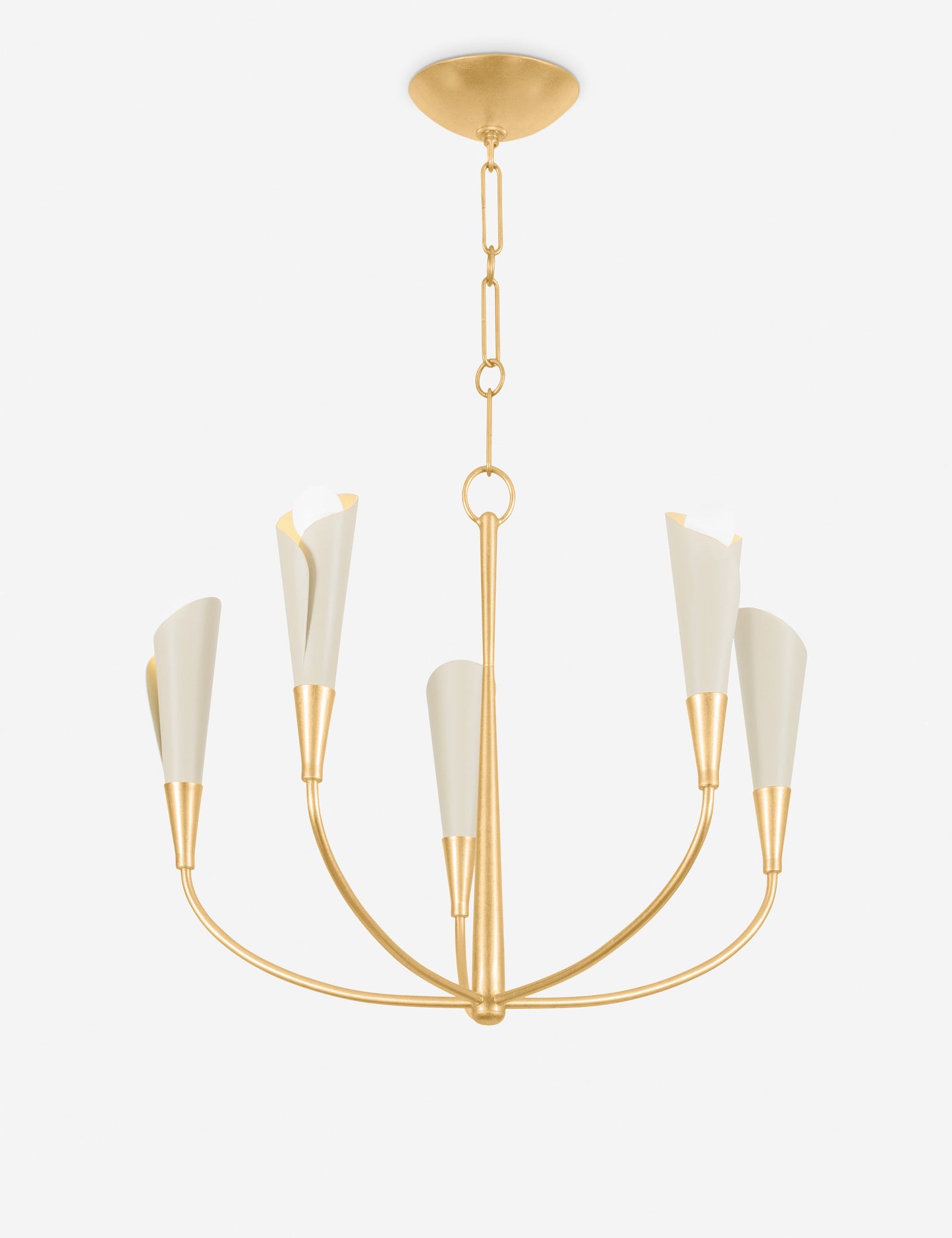 Yvette Chandelier - Brass 30"Dia