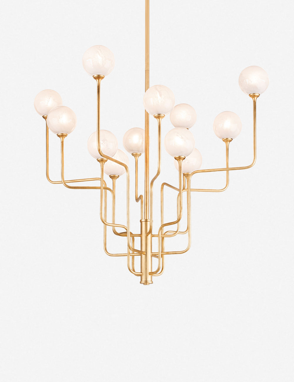 Keller Chandelier - Brass 12 Light