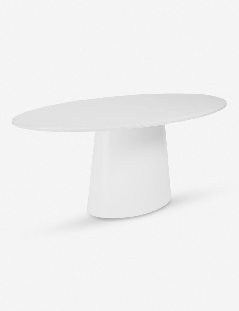 Beth Oval Dining Table - White