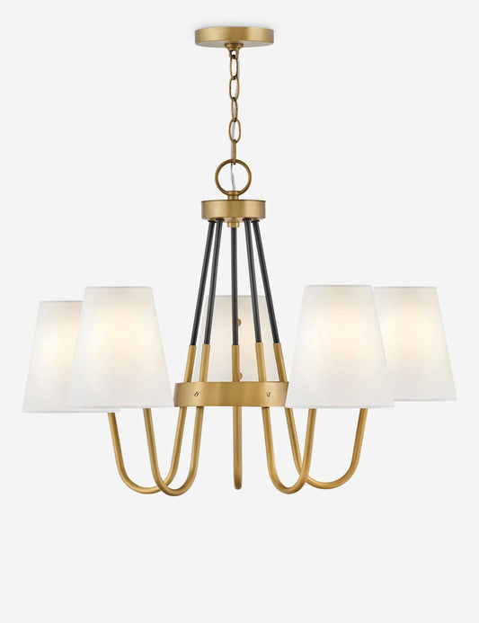 Teague Chandelier - Brass 33"Dia