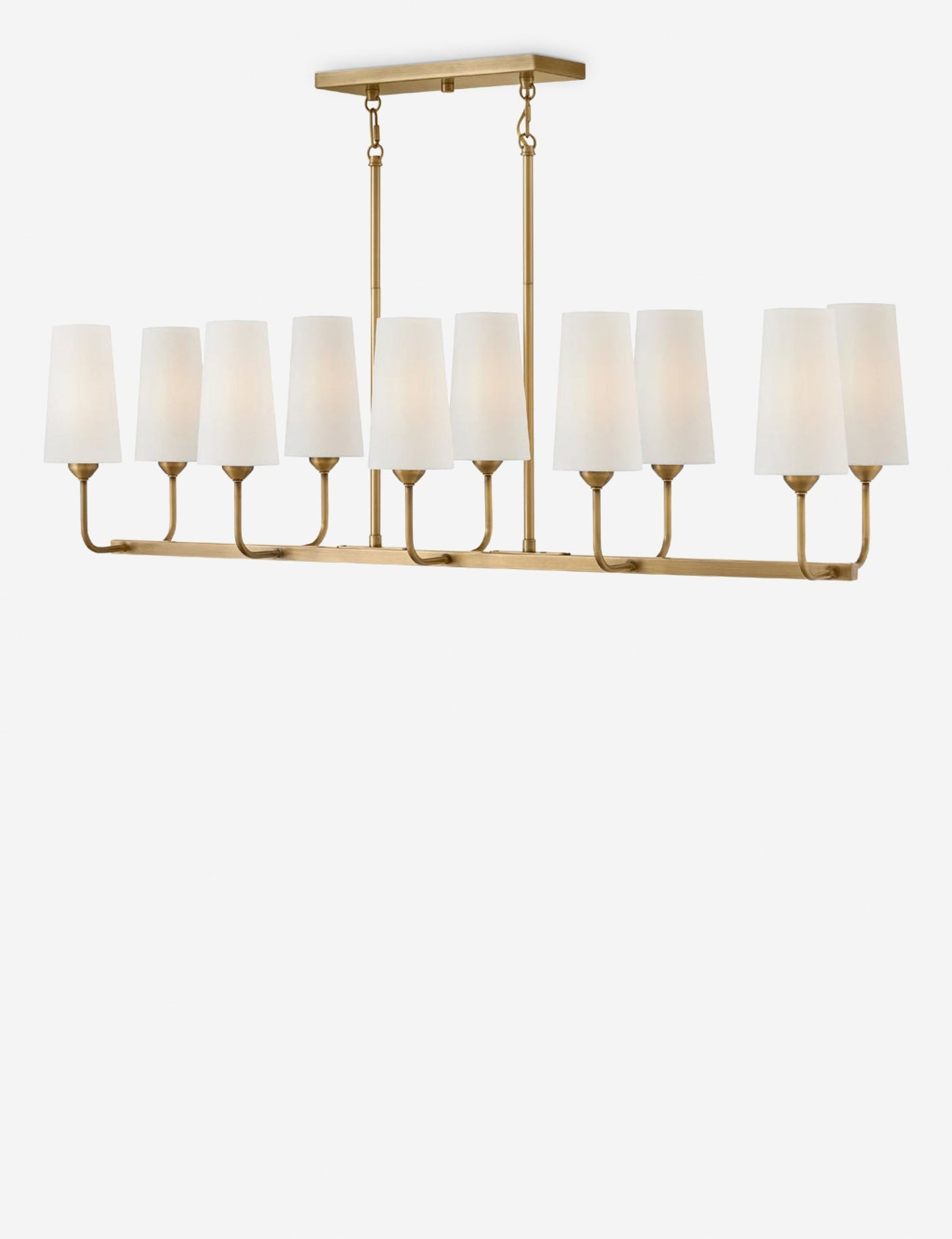 Dabney Linear Chandelier - 44"Dia Brass