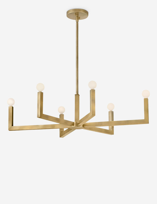 Haruki Linear Chandelier - 36"Dia Black