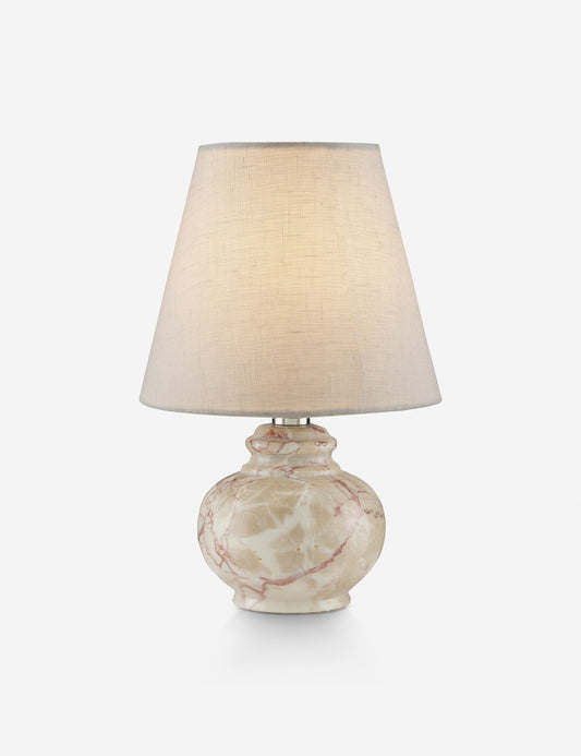 Benicio Mini Table Lamp - Tan