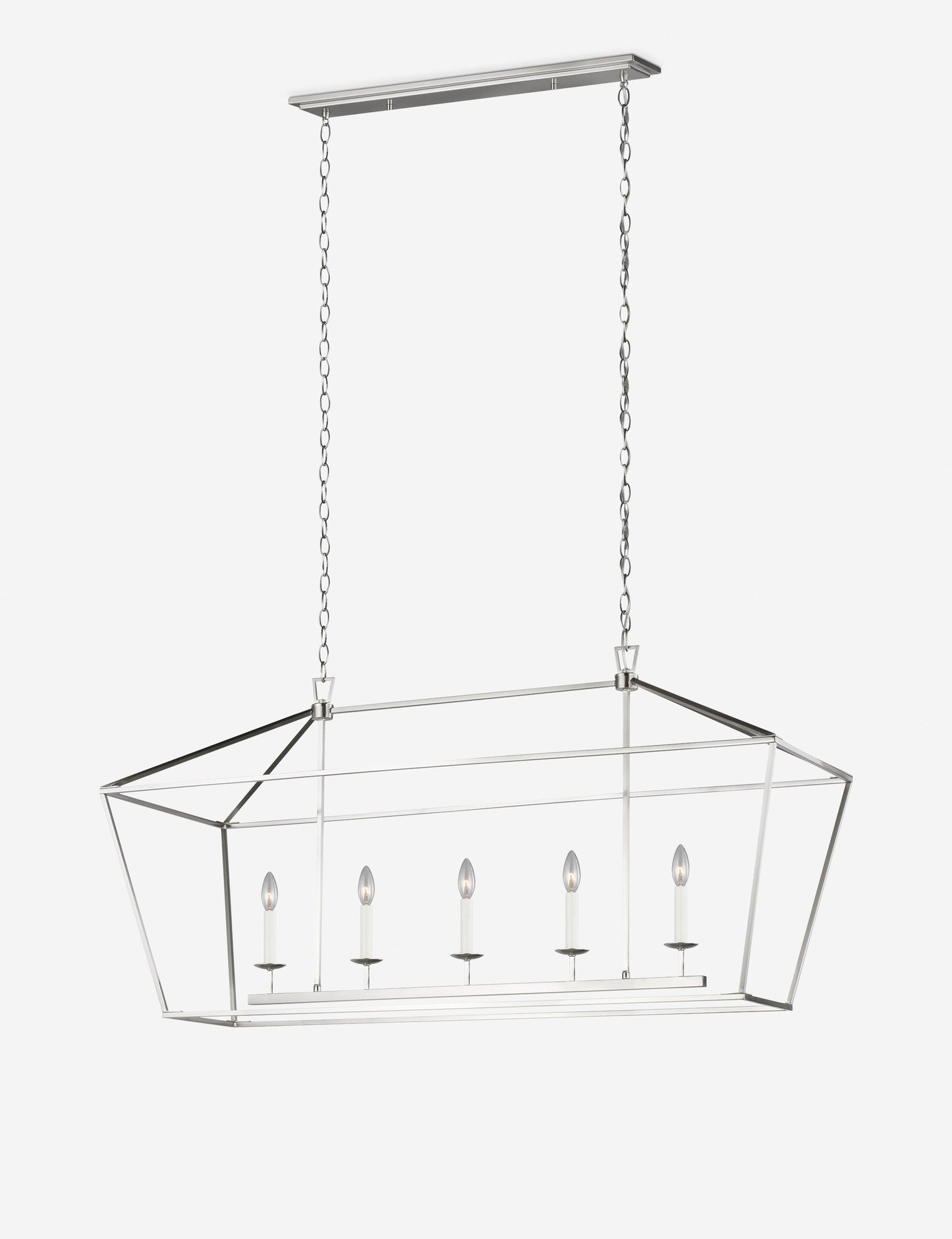 Gala Linear Chandelier - Black 50"L