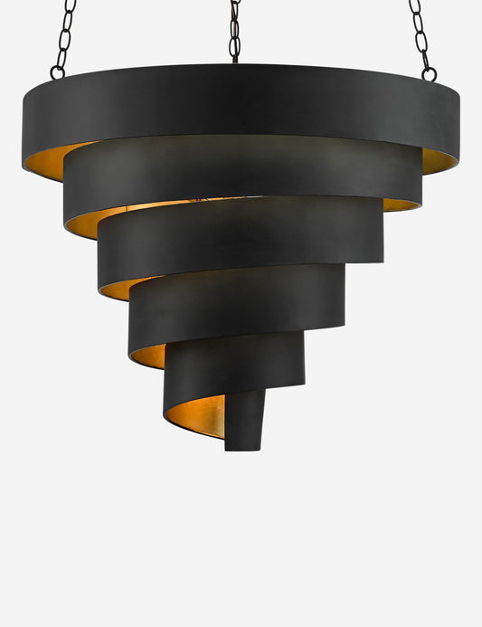 Cavendish Pendant Light - Black 30"Dia