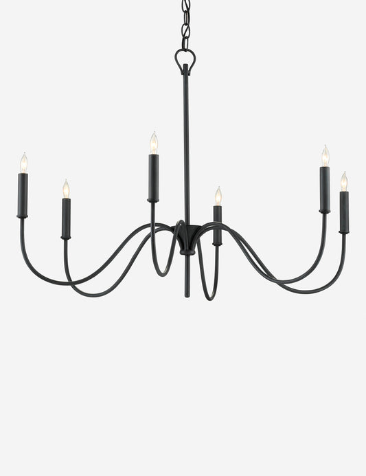 Yates Chandelier - Black 58"Dia