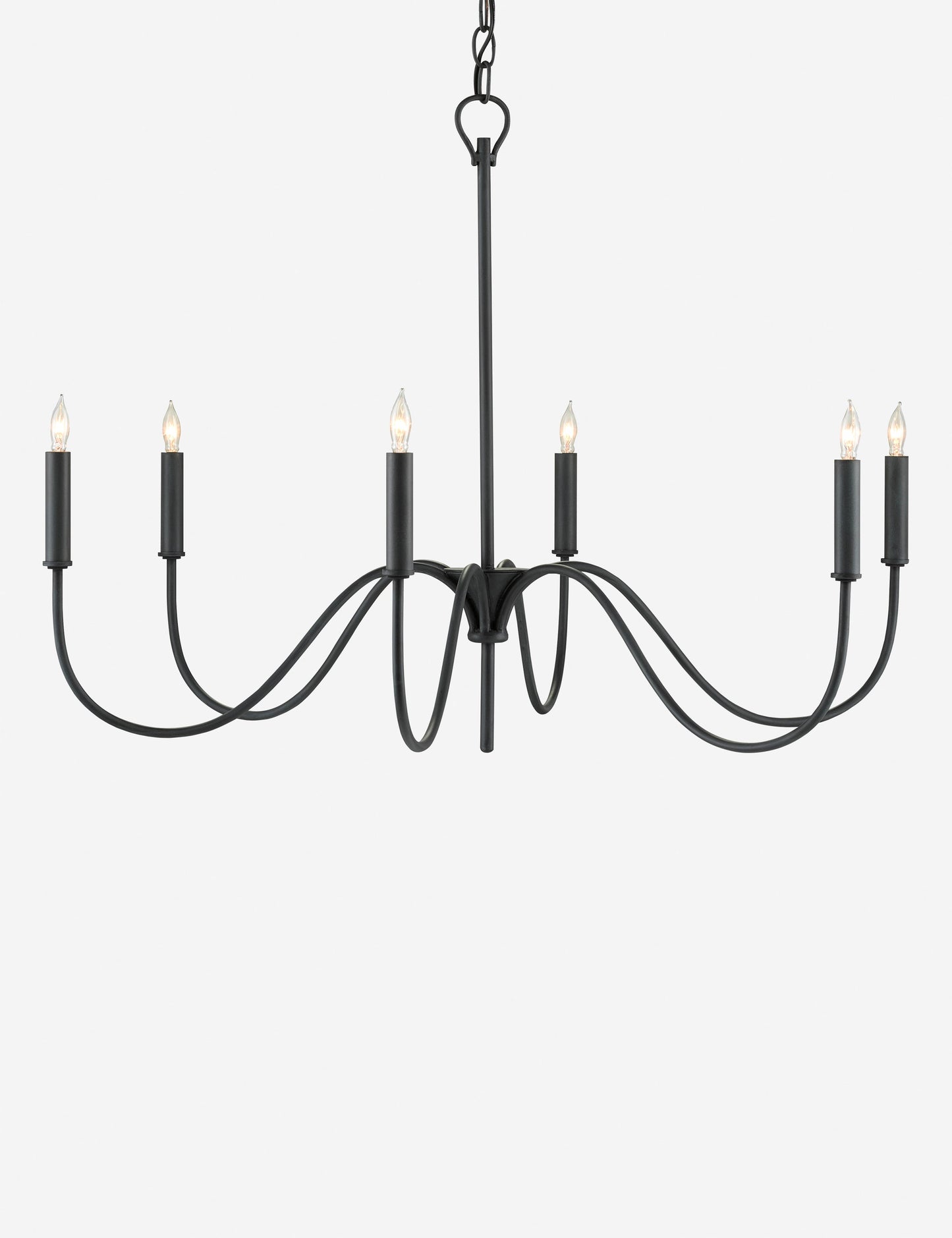 Yates Chandelier - Black 34" Dia