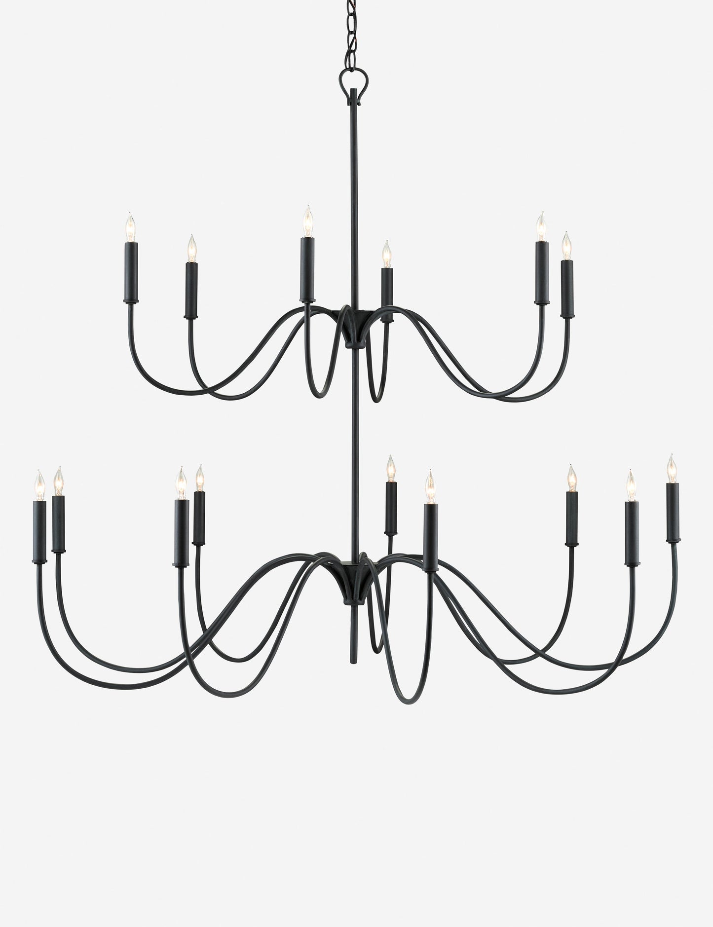 Yates Chandelier - Black 45" Dia