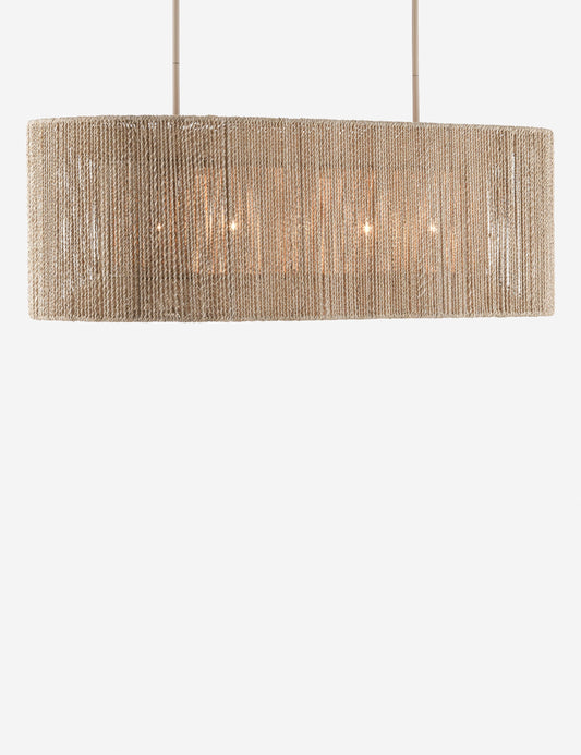 Bartlett Linear Chandelier - Natural 64"W