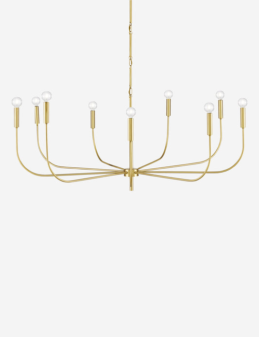 Pennington Chandelier - Brushed Brass 48" Dia