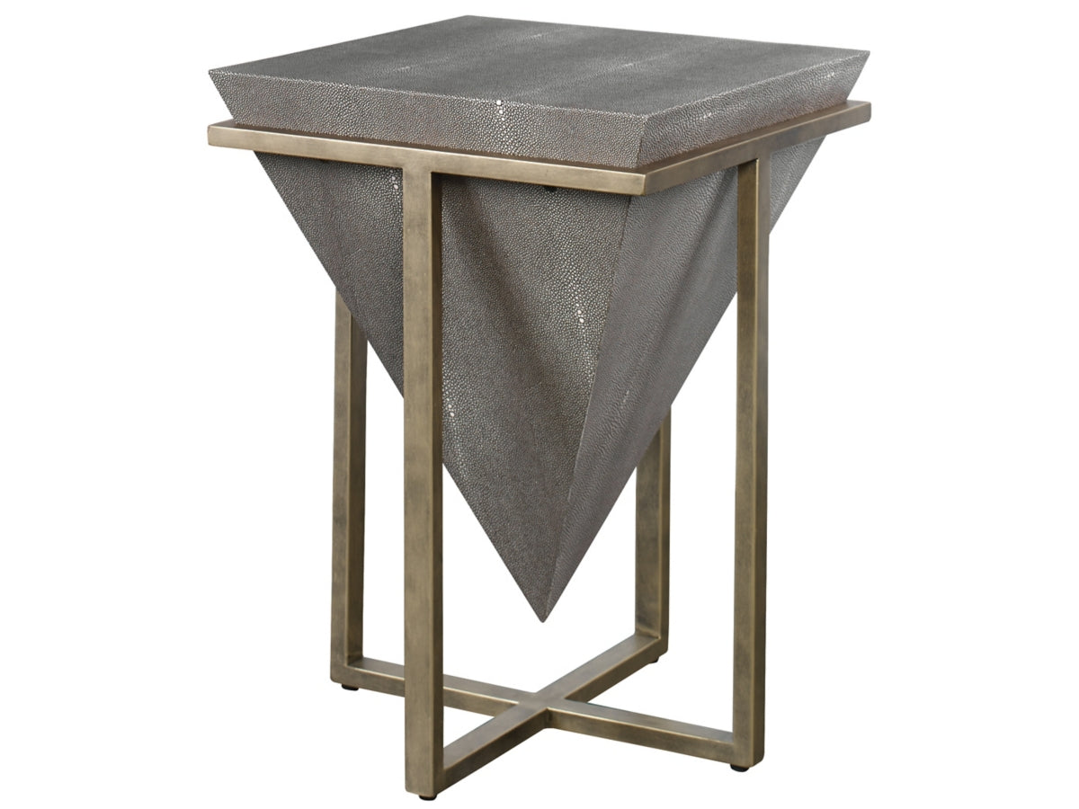 Uttermost Bertrand Shagreen Accent Table