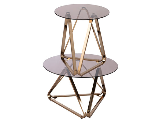 Southern Enterprises Furniture Greene Round Cocktail Table