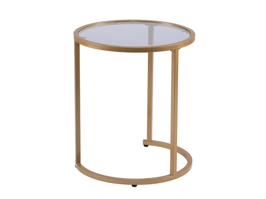 Southern Enterprises Furniture Gabe Glam Nesting Side Table 2pc Set