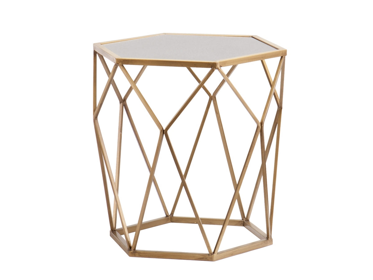 Southern Enterprises Furniture Gollay Geometric Accent Table