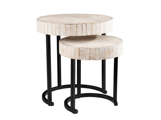 Southern Enterprises Furniture Reinzo Nesting Side Tables Set