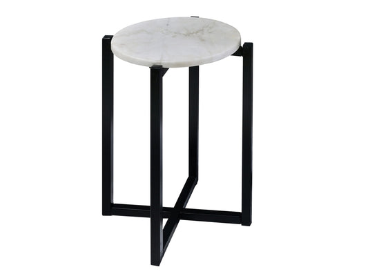 The Urban Port Ivy Marble Accent Table