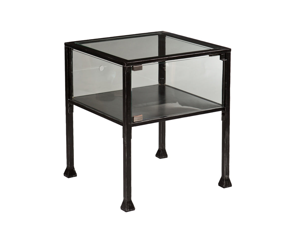 Southern Enterprises Furniture Moiree Display End Table