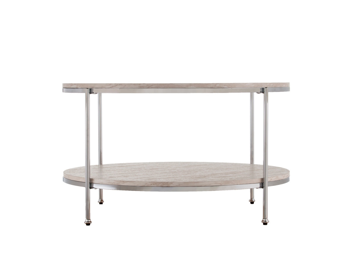 Southern Enterprises Furniture Longino Round Cocktail Table