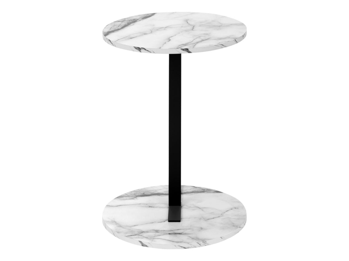 Monarch Specialties Contemporary C-Shape Accent Table