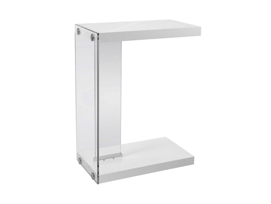 Monarch Specialties Contemporary 25" High C-Shape Accent Table