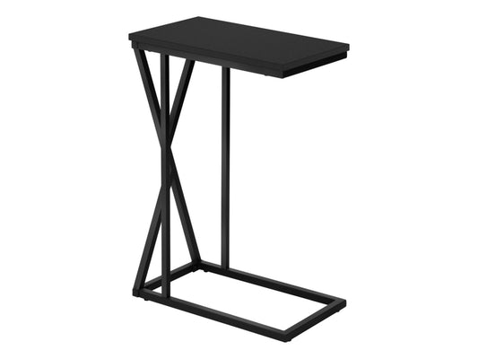 Monarch Specialties Contemporary Rectangle Top C-Shape Accent Table