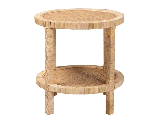 Bali & Pari Bella Natural Rattan End Table