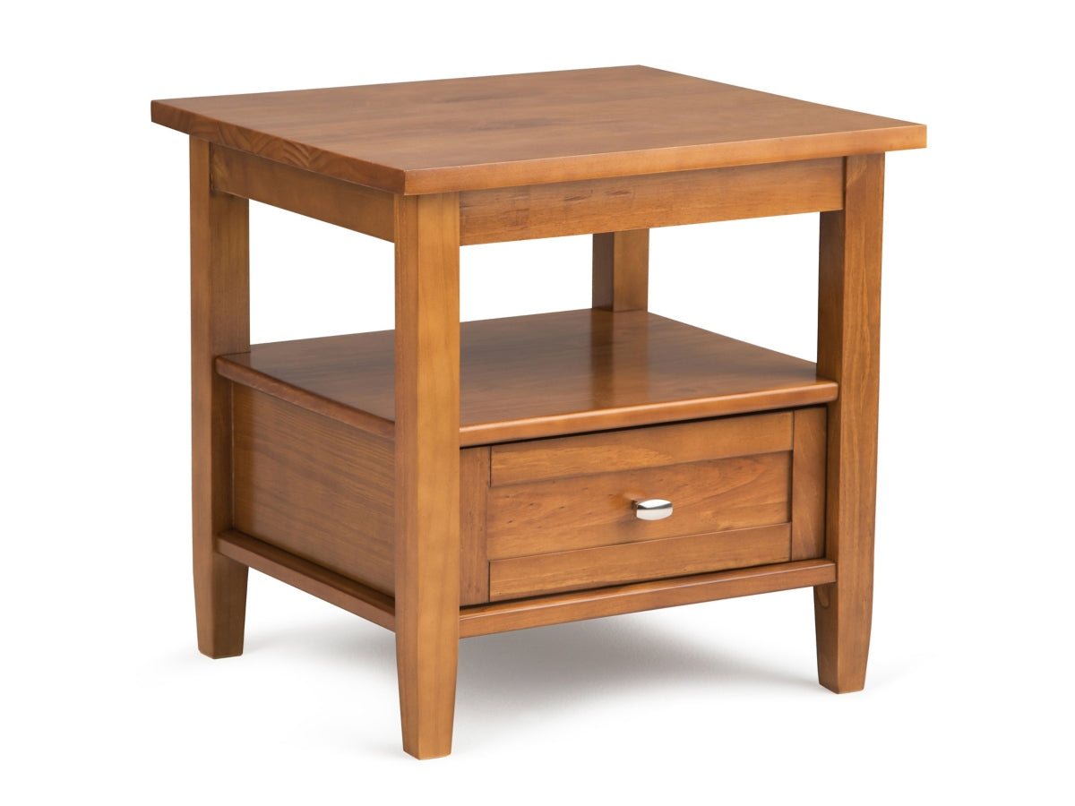 Simpli Home Warm Shaker End Table