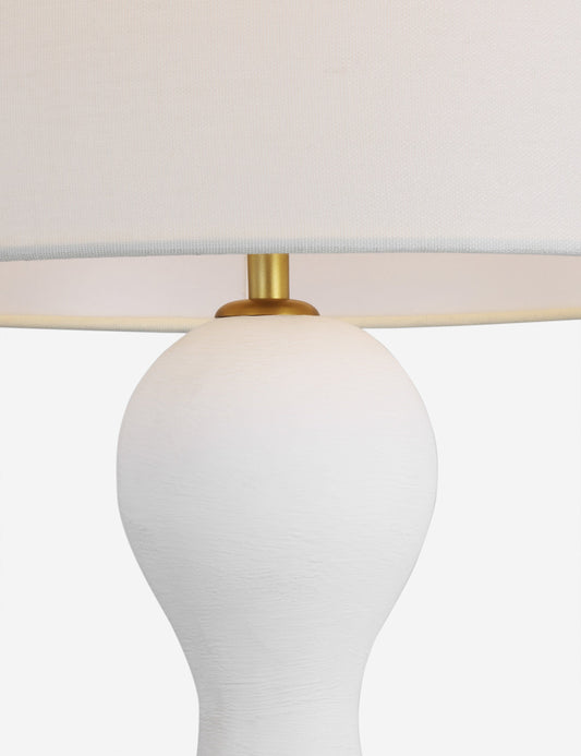 Constance Table Lamp By Aerin - White