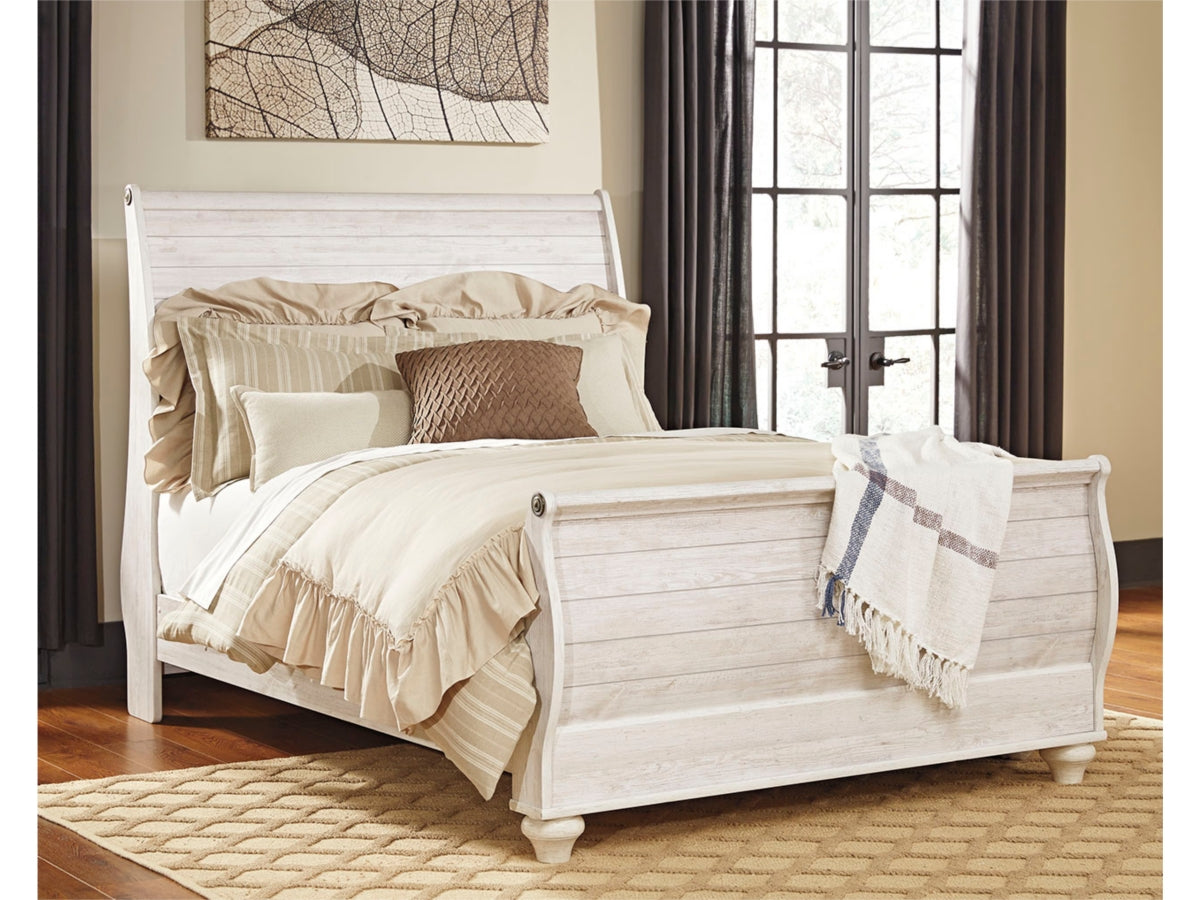 Willowton Sleigh Bed