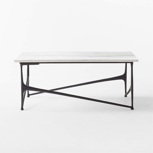 Aerolit White Marble Coffee Table By Bill Curry