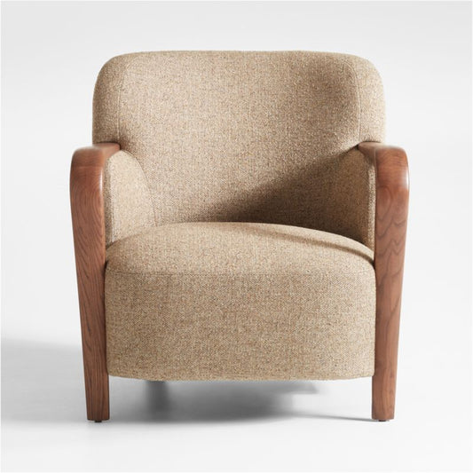 Ambie Walnut Wood Accent Chair By Jake Arnold